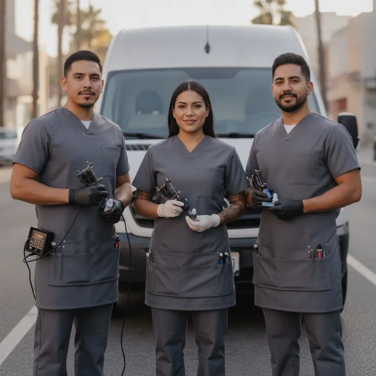 Tatuador equipe em Jacarei